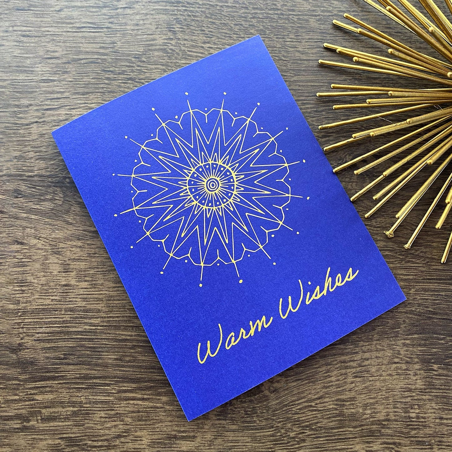 Set of 6 Blue Northern Star | Holiday Cards