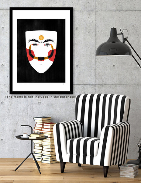 Genitsaros Mask | Art Print