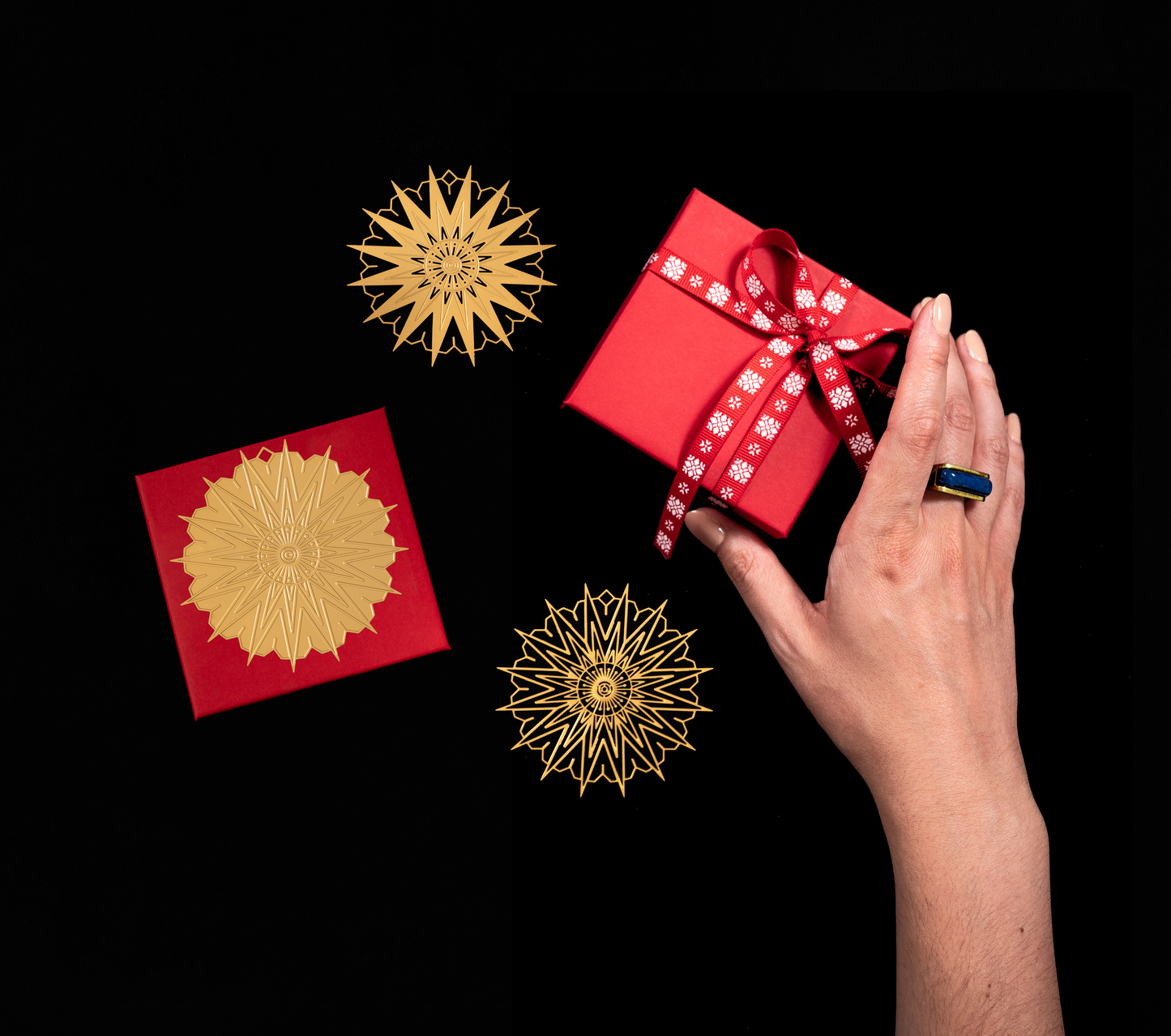 Gold Northern Star | Ornament Set