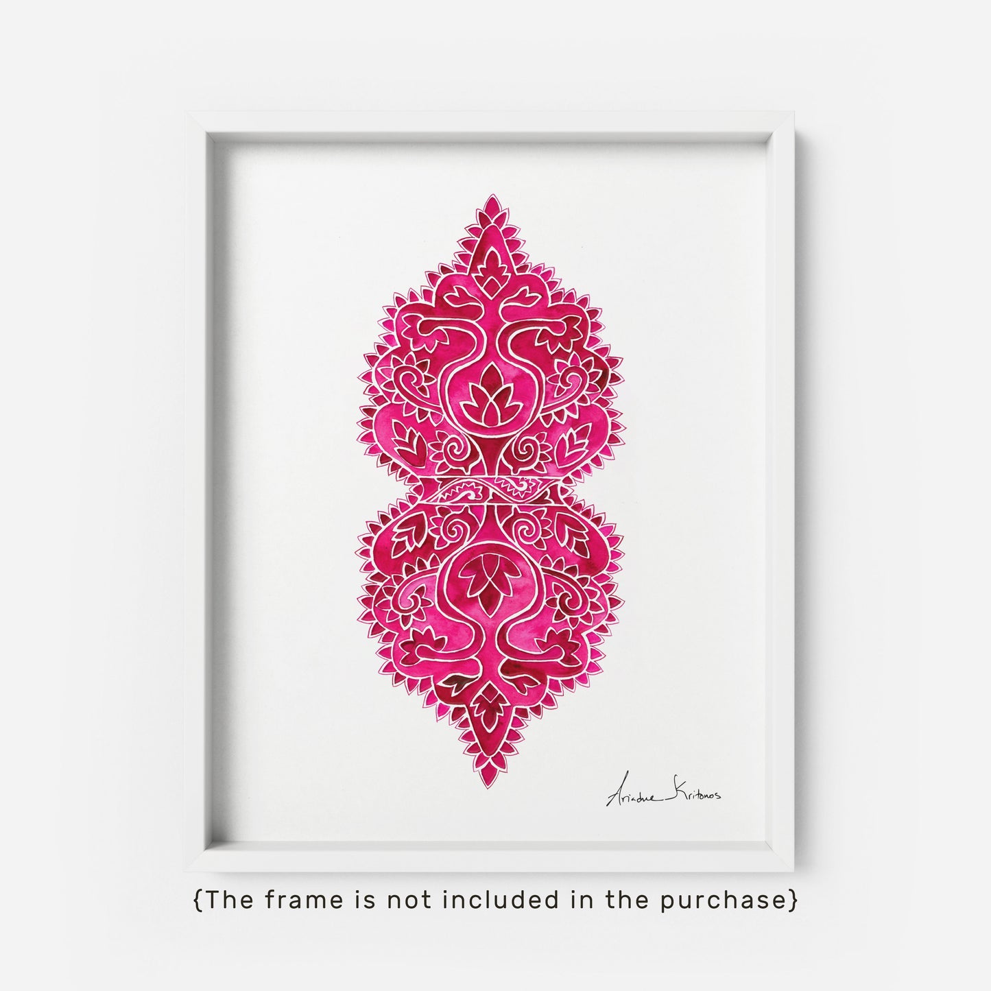 Pink Mesogeia Floral | Art Print