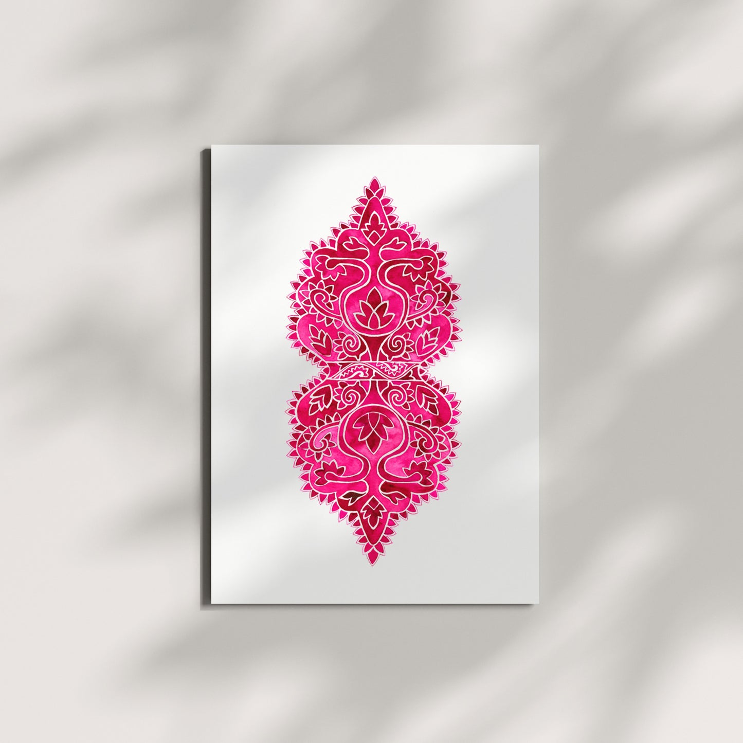 Pink Mesogeia Floral | Art Print
