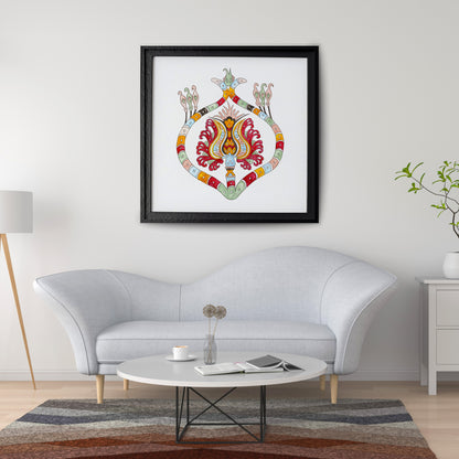 Flower Engulfed in Snake | Art Print